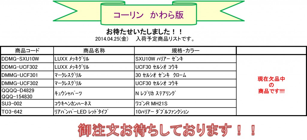 かわら版 2014.04